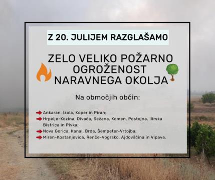Zelo velika požarna ogroženost